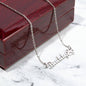 Name Necklace For Best Friend + Paw Print (No MC)