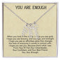 Multi Vertical Name Necklace For Best Friend (w/MC)