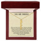 Multi Vertical Name Necklace For Best Friend (w/MC)