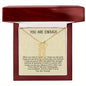 Multi Vertical Name Necklace For Best Friend (w/MC)
