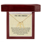 Multi Vertical Name Necklace For Best Friend (w/MC)