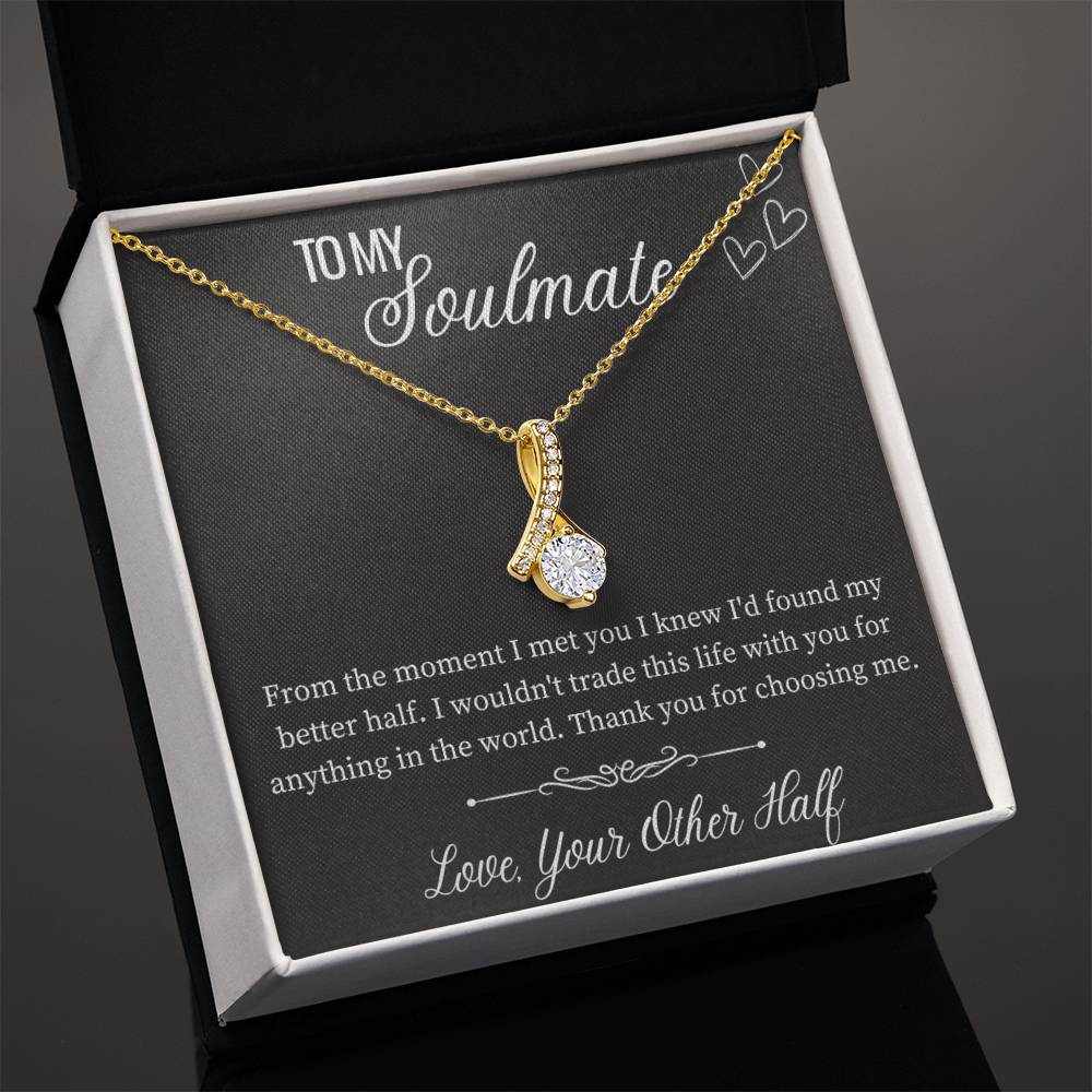 Alluring Beauty Necklace - For Girlfriend or Wife w/MC