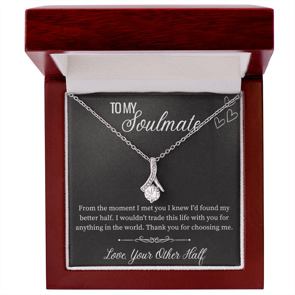 Alluring Beauty Necklace - For Girlfriend or Wife w/MC