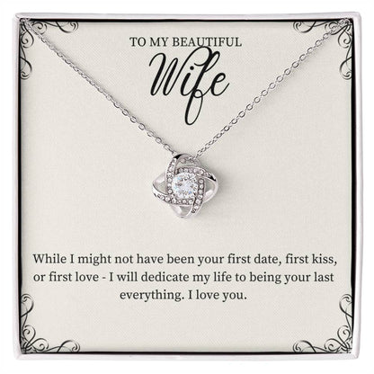 Love Knot Necklace - For Wife w/MC