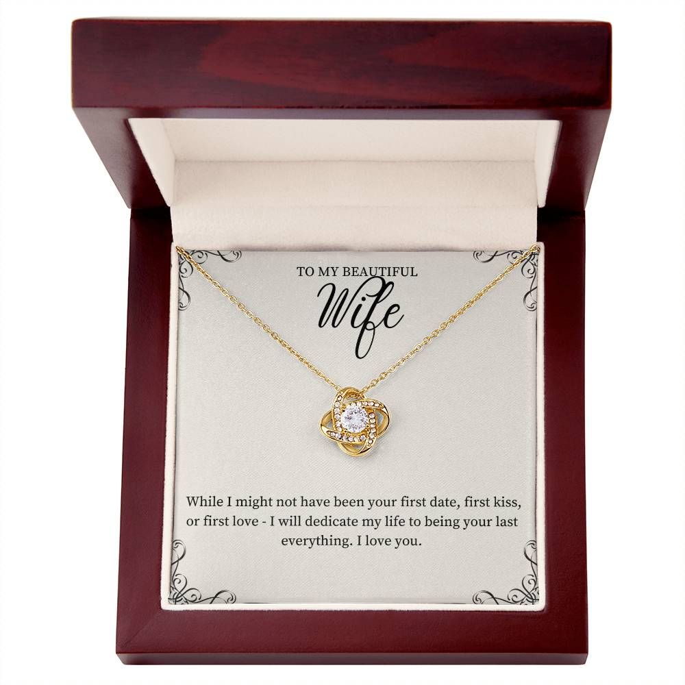 Love Knot Necklace - For Wife w/MC