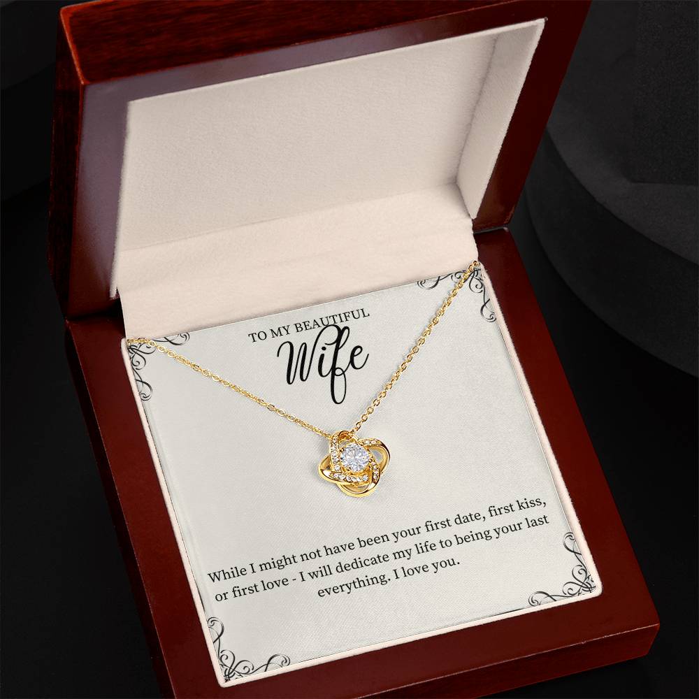 Love Knot Necklace - For Wife w/MC